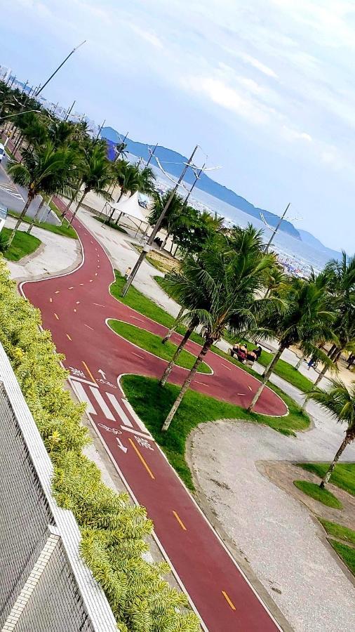 Apartamento Para Relaxar De Frente A Praia Praia Grande  Esterno foto