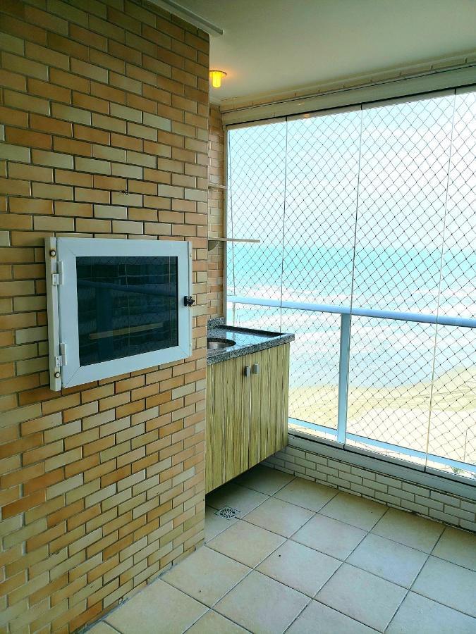 Apartamento Para Relaxar De Frente A Praia Praia Grande  Esterno foto